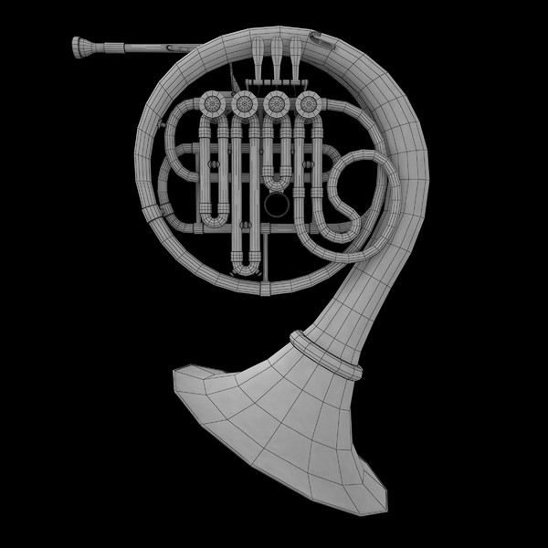 3d model french horn - French Horn by savitch