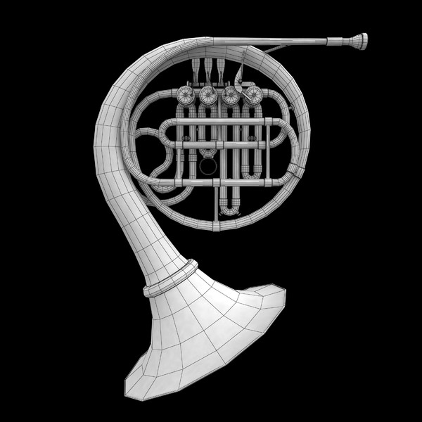 3d model french horn - French Horn by savitch