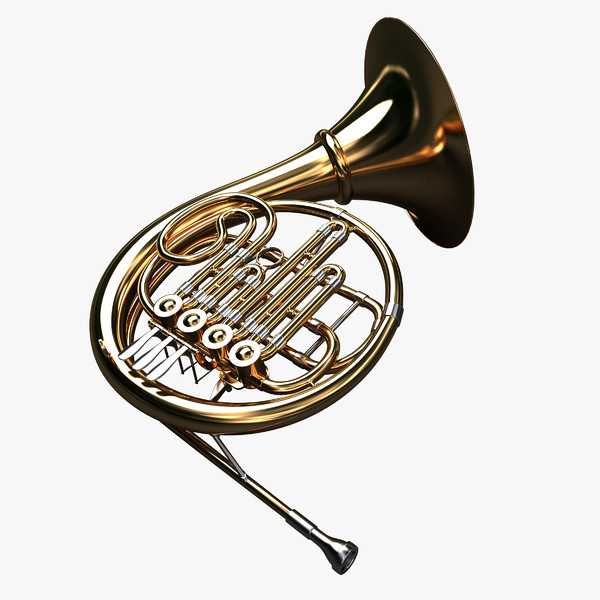 3d model french horn - French Horn by savitch