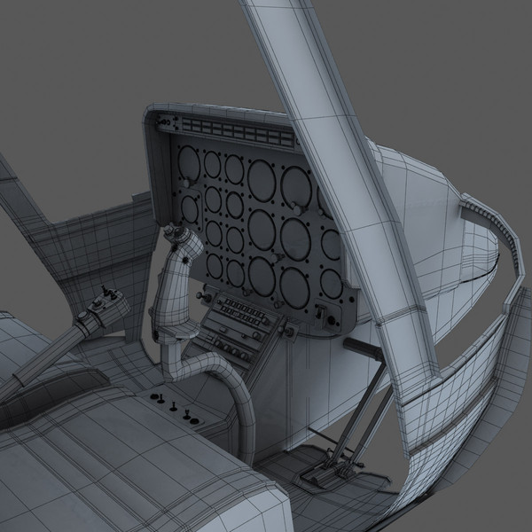 3d bell helicopter police - Bell Jetranger 206 Police Helicopter... by dynamo3D