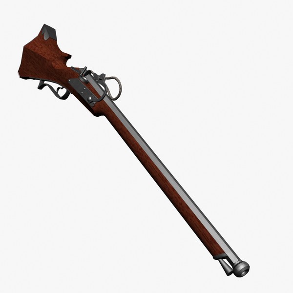arquebus 3d model - Arquebus by mostlysquare