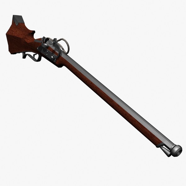 arquebus 3d model - Arquebus by mostlysquare