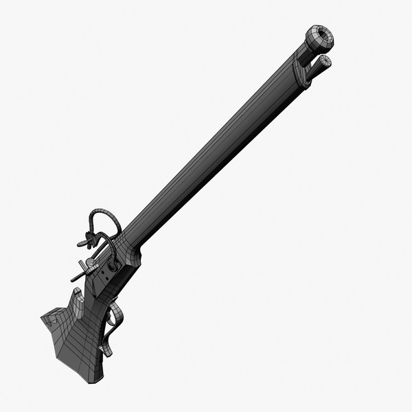 arquebus 3d model - Arquebus by mostlysquare