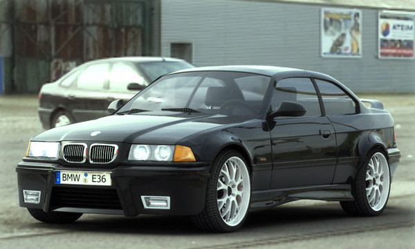 3ds bmw coupe - BMW e36 coupe by Constantine.Marooned