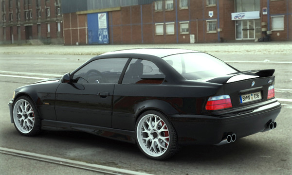 3ds bmw coupe - BMW e36 coupe by Constantine.Marooned