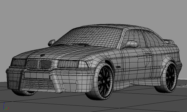 3ds bmw coupe - BMW e36 coupe by Constantine.Marooned