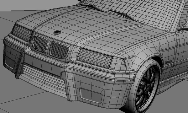 3ds bmw coupe - BMW e36 coupe by Constantine.Marooned