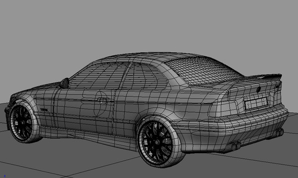 3ds bmw coupe - BMW e36 coupe by Constantine.Marooned