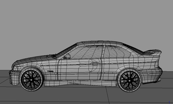 3ds bmw coupe - BMW e36 coupe by Constantine.Marooned