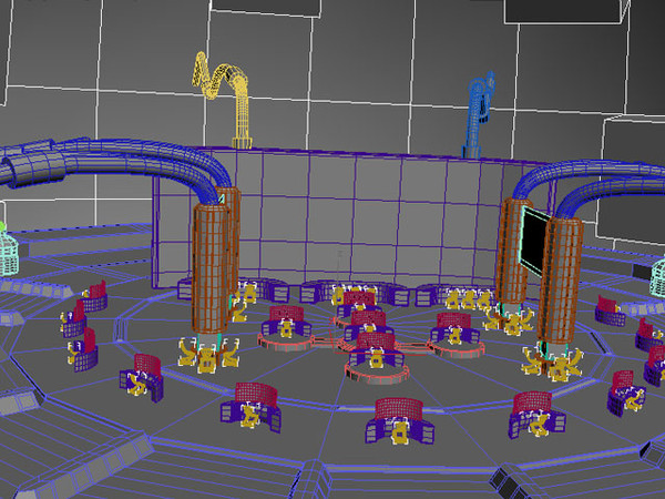 controll room ship 3d model - space ship controll room by donkiman
