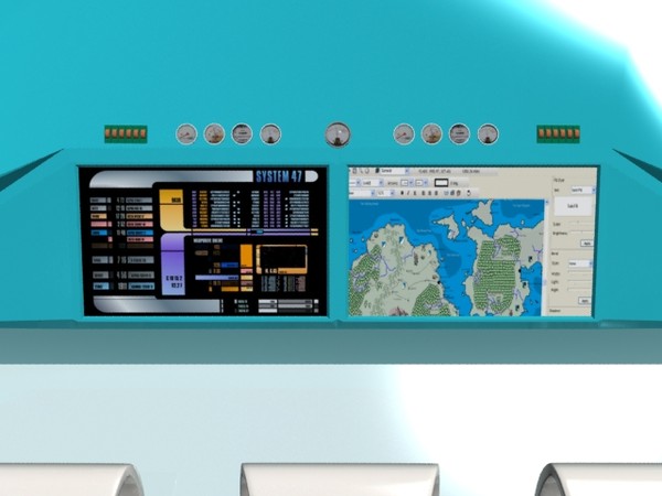 controll room ship 3d model - space ship controll room by donkiman