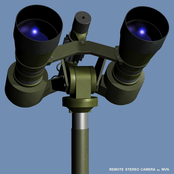 remote stereo camera 3d obj - Remote Stereo Camera by mvn