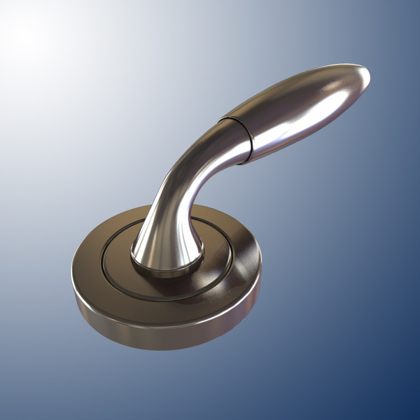 3d bulbus door handle model - DOOR HANDLE Bulbus FCOBUL by desigm