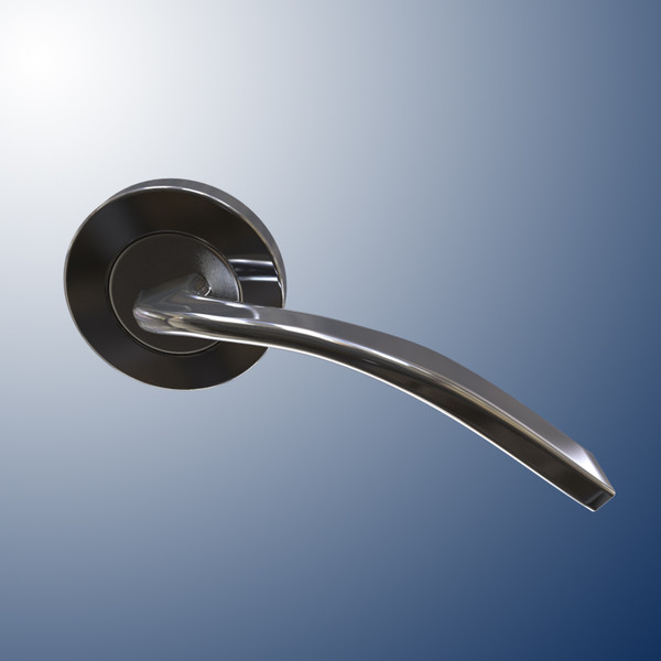 door handle serozzetta tres 3d model - DOOR HANDLE Serozzetta Tres by desigm