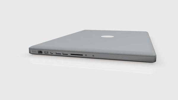 3d apple macbook pro laptop - Apple MacBook Pro laptop by rbnks_mg