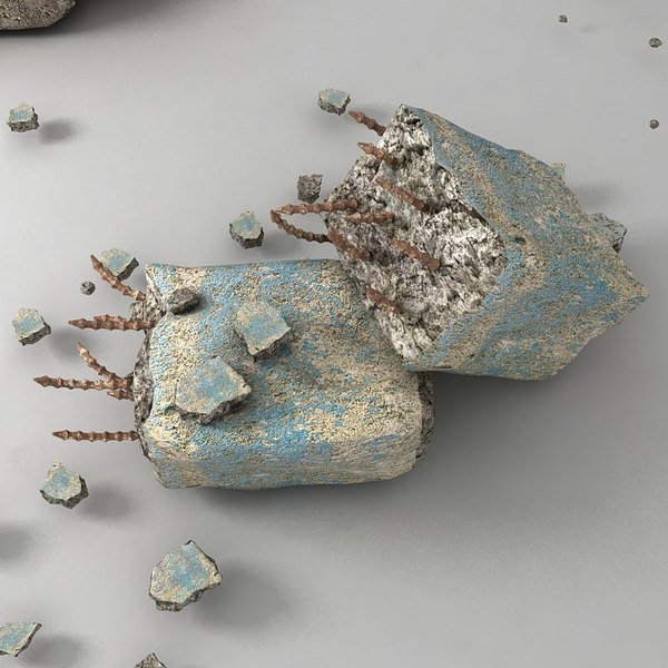 pillar debris 3d 3ds - pillar debris small (2)... by Litarvan