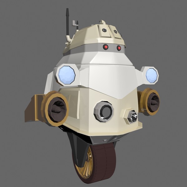 robot character 3d max - Robo_M5 by Tschirner