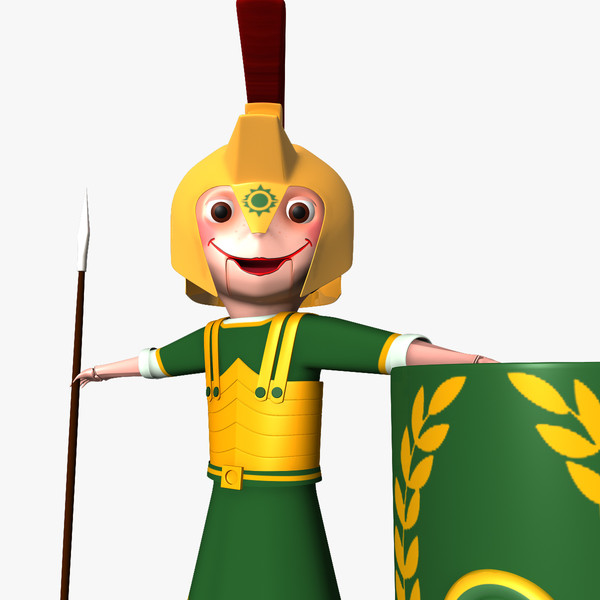 doll la 3d model - Gladiator-Doll by 3DBEN88