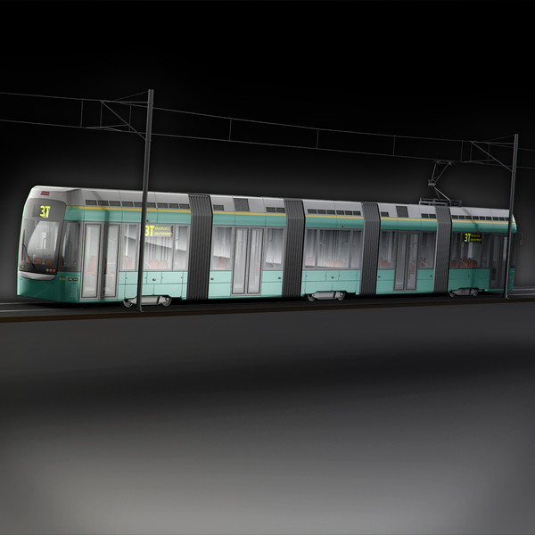 3d variotram helsinki model - Variotram Helsinki city liner by RTEwork