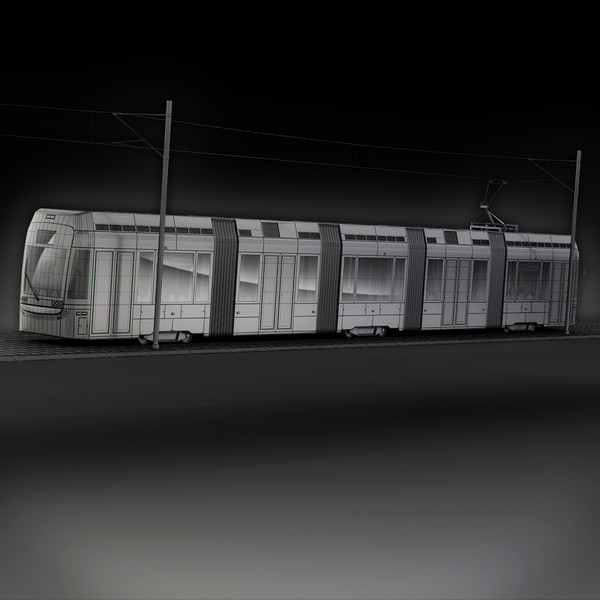 3d variotram helsinki model - Variotram Helsinki city liner by RTEwork