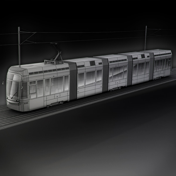 3d variotram helsinki model - Variotram Helsinki city liner by RTEwork
