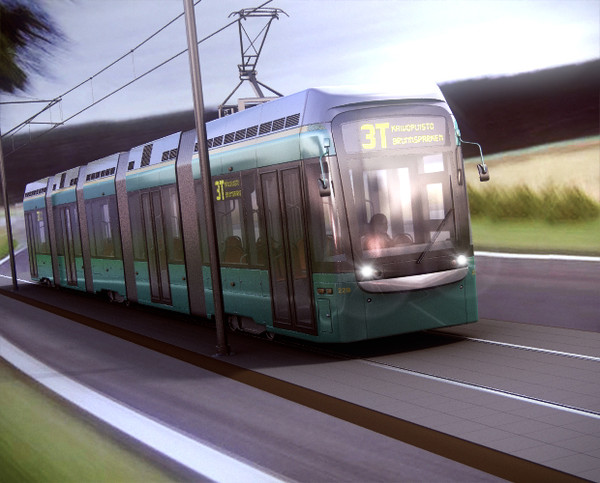 3d variotram helsinki model - Variotram Helsinki city liner by RTEwork