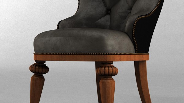 3d chair antique furniture - Antique Chair by shadowseth