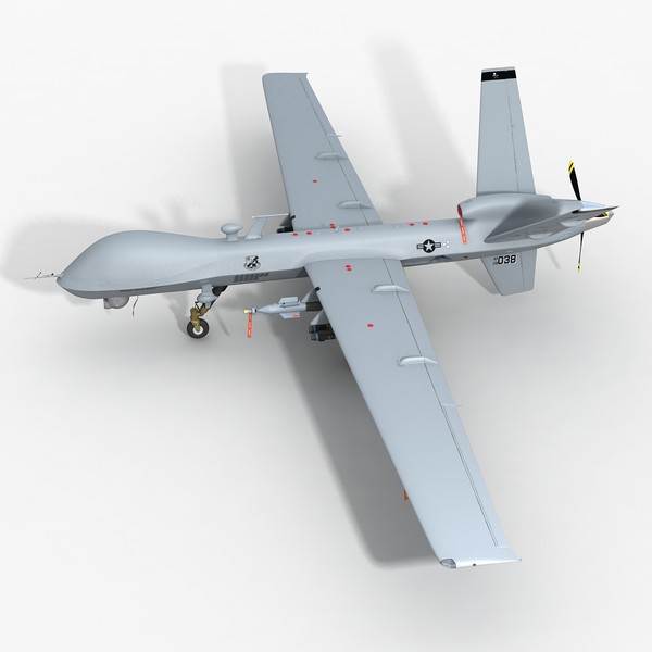 mq-9 predator 3d max - MQ-9 Predator... by HD_Ready