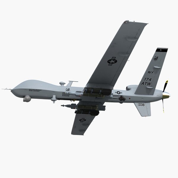 mq-9 predator 3d max - MQ-9 Predator... by HD_Ready