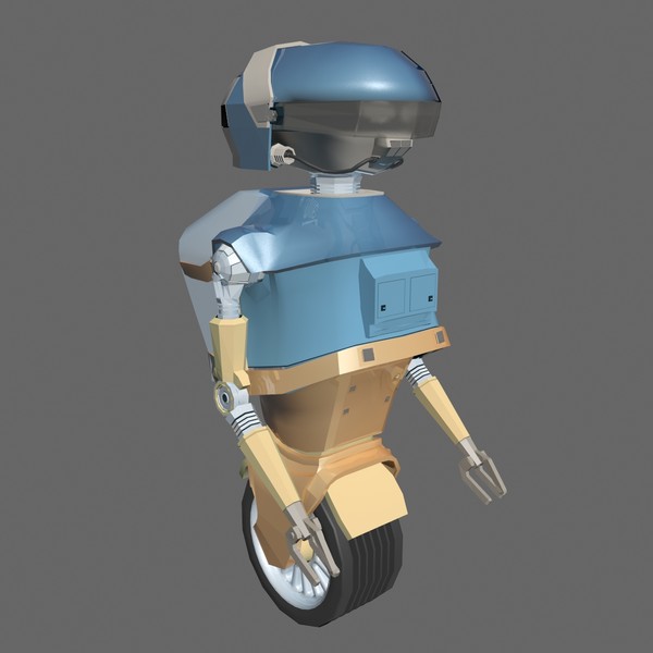 robot character 3d model - Robo M7 by Tschirner