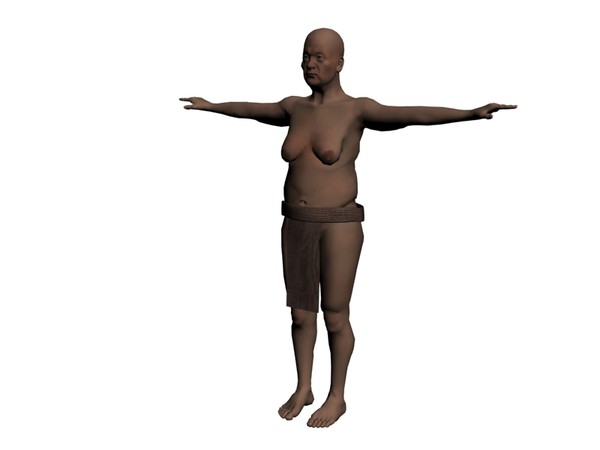 3d model old female ethnic character - Female old ethnic character by Mr. Spinky