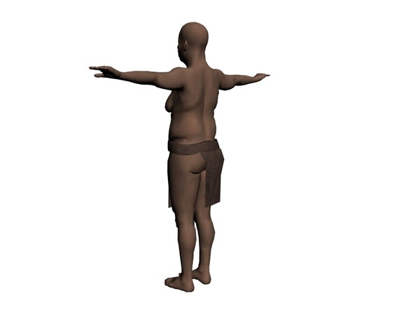 3d model old female ethnic character - Female old ethnic character by Mr. Spinky