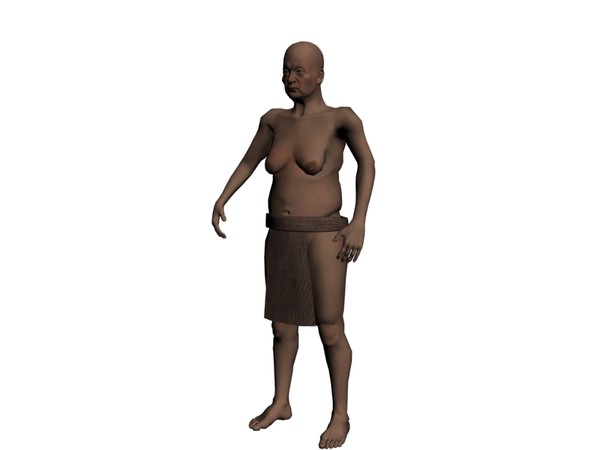 3d model old female ethnic character - Female old ethnic character by Mr. Spinky