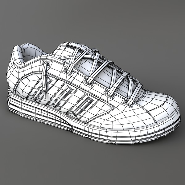 3d model realistic sport shoes - Realistic Sneakers 3d Model by Bitmapworld