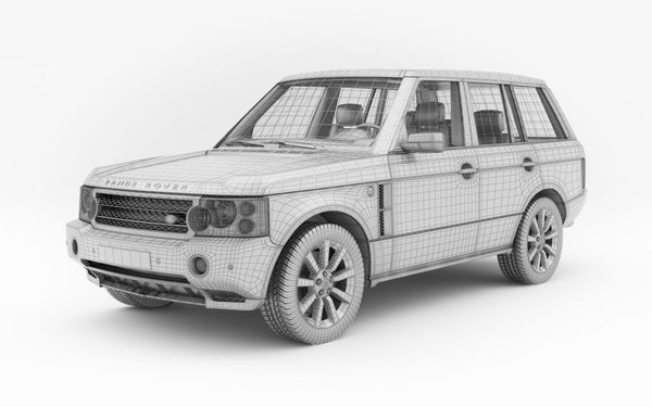 3d model car land rover range - Land Rover Range Rover by evermotion
