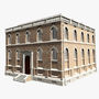 3d model old brick factory architectural