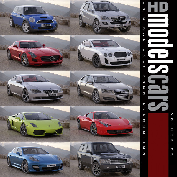 3d cars 5 model - HDModels Cars vol. 5... by evermotion