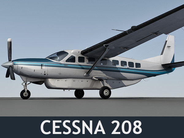 cessna 208 grand caravan 3ds - Cessna 208 Grand Caravan by Eric.Levi