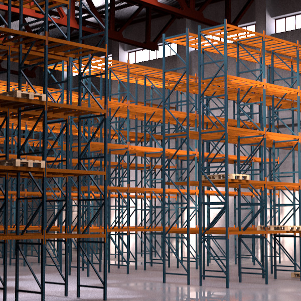 warehouse 3d max - Warehouse by RomanPritulyak