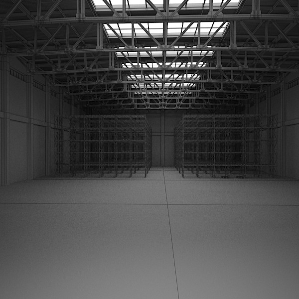 warehouse 3d max - Warehouse by RomanPritulyak