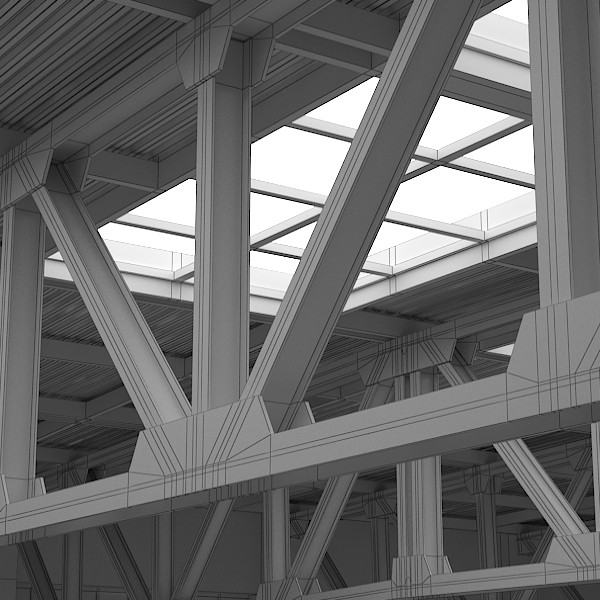 warehouse 3d max - Warehouse by RomanPritulyak