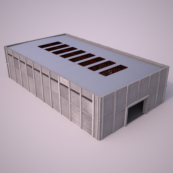 warehouse 3d max - Warehouse by RomanPritulyak