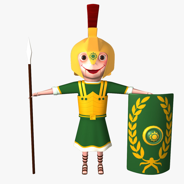doll la 3d model - Gladiator-Doll by 3DBEN88