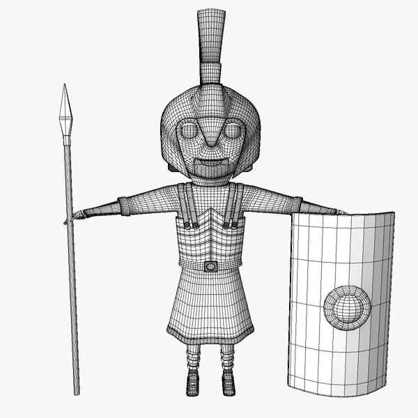 doll la 3d model - Gladiator-Doll by 3DBEN88