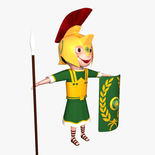 doll la 3d model - Gladiator-Doll by 3DBEN88