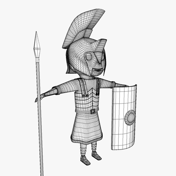 doll la 3d model - Gladiator-Doll by 3DBEN88