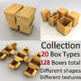 3d model box cardboard card