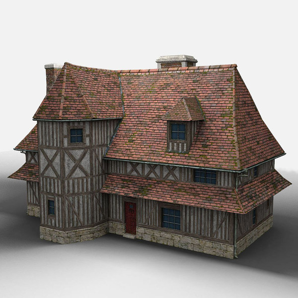 3d french farmhouse model - French Farmhouse by bemola