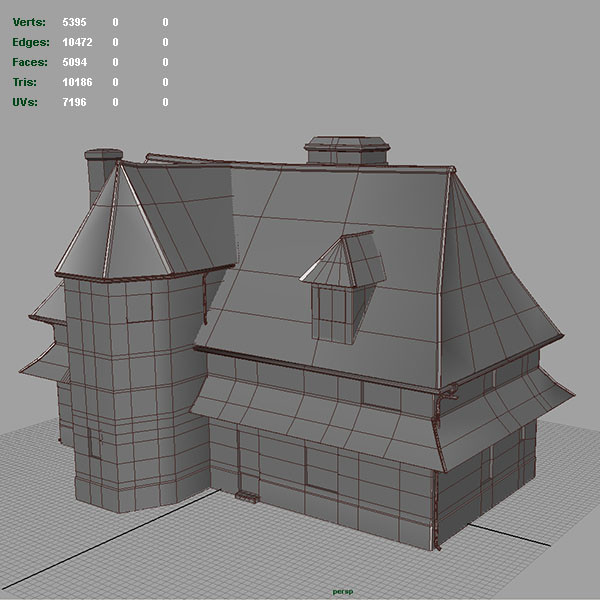 3d french farmhouse model - French Farmhouse by bemola