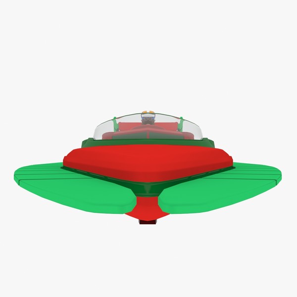 3d model sci-fi glider b - Glider B - Complete by Tschirner